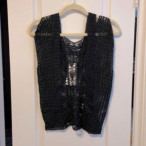 NWT French Connection Crochet Knit Vest